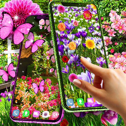 flower garden live wallpaper