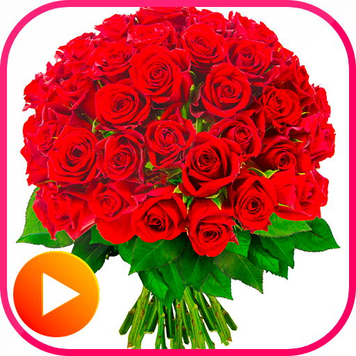 wasticker roses animated