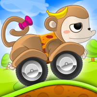 animal cars kids racing game