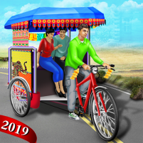 bicycle taxi rickshaw