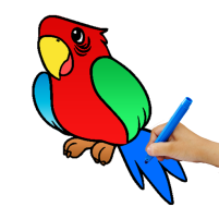 birds coloring games