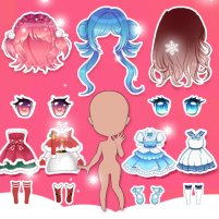 chibi doll dress up game