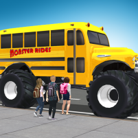 conduite dautobus scolaire 3d