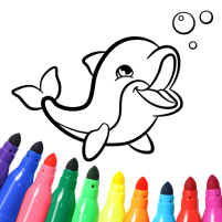 dolphins coloring pages