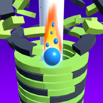 drop stack ball fall helix blast crash 3d