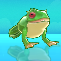 frog run animal evolution