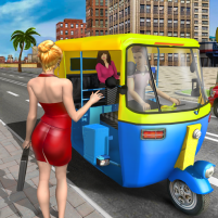 modern rickshaw driving games