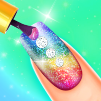 nail salon manicure girl games