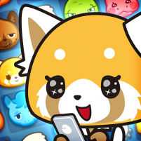 aggretsuko match 3 puzzle