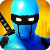 blue ninja superhero game