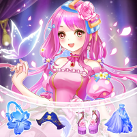 garden dressup flower princess