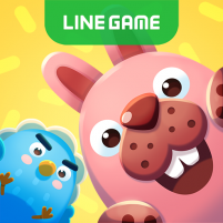 line ポコパンタウン ワンタップパズルでポコタと町