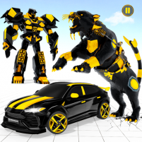 panther robot police car games