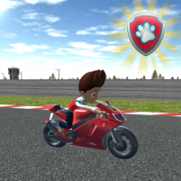 paw ryder moto patrol race 3d