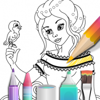 princess coloring book