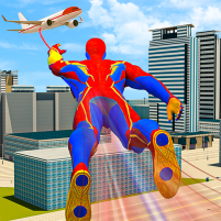 rope hero city spider games