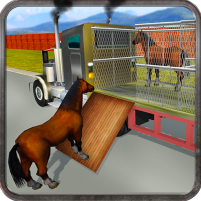 wild horse transport truck sim