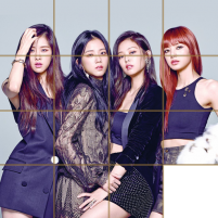 blackpink slide puzzle game