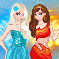 icy or fire dress up game