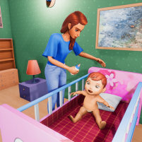 mother simulator baby care 3d