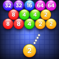 number bubble shooter