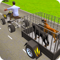 pet dog atv trolley cargo transport