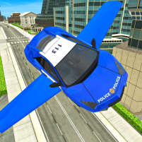 police flying car simulator 3d