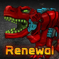 t rex red combine dino robot scaled