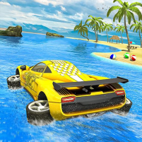 water surfer floating car race scaled