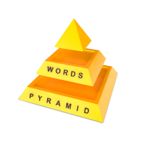 words pyramid