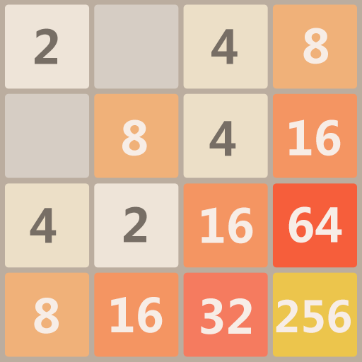 2048 charm number puzzle game