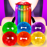 asmr rainbow jelly