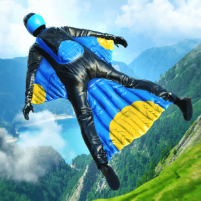 base jump wing suit flying