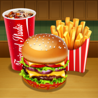 burger shop hamburger making cooking game