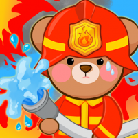 childrens fire truck game firefighter game