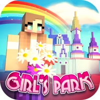 girls theme park craft water slide fun park games