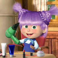 masha and the bear salon game