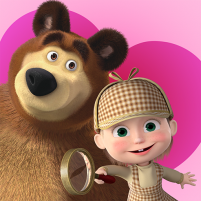 masha and the bear spot the differences