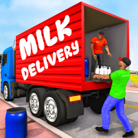 milk transport truck games 3d