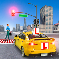 modern car driving school game