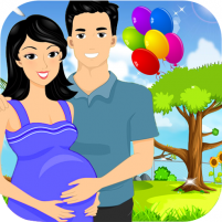 pregnant mommy newborn baby care babysitter games