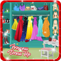 prom salon princess dress up