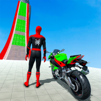 super hero gt stunt biker race scaled