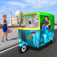 tuk tuk rickshaw：racing game