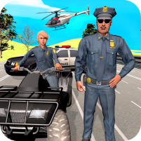 us police moto bike chase crime cop bike games