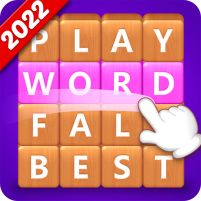 word fall brain training search word puzzle game