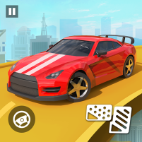 3d super car stunt racing game