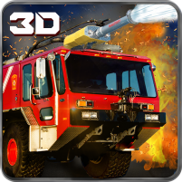 911 rescue fire truck 3d sim