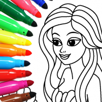 coloring for girls and women