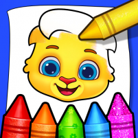 coloring games coloring book painting glow draw scaled